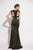 Nude Pattern Mermaid Evening Dress  78199