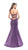 La Femme - 25811 Strapless Sweetheart Glitter Mikado Mermaid Gown in Purple