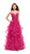 La Femme - 25857 Beaded Lace Deep Sweetheart A-line Dress in Pink