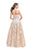 La Femme - 25925 Lace Sweetheart Tulle Ballgown In White and Neutral