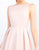 Ieena Duggal - 25945I Sleeveless Bateau Pleated Ballgown With Train in Pink