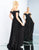 Ieena Duggal - 25959I Polka Dot Off-Shoulder A-Line Evening Gown in Black