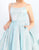 Ieena Duggal - 25982I Fitted Scoop A-Line Cocktail Dress in Blue