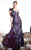 MNM Couture - 6091 Ruched Asymmetric A-line Dress In Purple