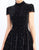 Ieena Duggal - 26000I High Neck Polka Dots A-Line Cocktail Dress in Black and White