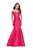 La Femme - 26001 Embellished Off Shoulder Mermaid Dress In Pink