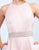 Ieena Duggal - 26021I Crystal Beaded Racerback A-Line Gown In Pink