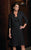 Daymor Couture - Scoop Neck Sheath Dress with Long Sleeve Jacket 1130 in Black