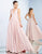Ieena Duggal - 26031I Sleeveless Low Plunging V Back A-Line Prom Gown In Pink