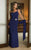 Daymor Couture - Ruched Sweetheart Sheath Dress 3001 in Blue