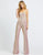 Ieena Duggal - 26139I Strapless Sweetheart Fitted Jumpsuit In Pink