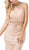 Dancing Queen - 2615 Beaded Illusion Jewel Sheath Gown In Neutral