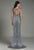 Feriani Couture - 26154 Embellished Sleeveless Evening Gown In Silver