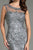 Feriani Couture - 26154 Embellished Sleeveless Evening Gown In Silver