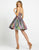 Ieena Duggal - 26183I Sleeveless Scoop Neck Pleated A-line Dress In Multi-Color