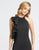 Ieena Duggal - 26193I Ruffled Halter Trumpet Dress With Train In Black