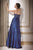 2620 Asymmetric Embellished Strapless Gown