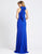 Ieena Duggal - 26222I High Halter Sheath Dress With Bow Detail In Blue
