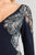 Feriani Couture - 26231 Embellished V-neck Dress In Blue