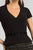 Feriani Couture - 26242 Two Piece V Neck Cocktail Dress In Black