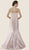 Rina Di Montella - RD2625L Strapless Mikado Mermaid Gown with Bolero in Pink