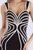 Feriani Couture - 26270 Two Tone Sweetheart Sheath Dress In Black and White
