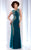 Clarisse - 2627 Bedazzled Jewel Sheath Dress in Green