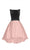 Alyce Paris Ballet - 2638 Asymmetrical A-Line Ballet Dress in Black and Pink