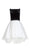 Alyce Paris Ballet - 2638 Asymmetrical A-Line Ballet Dress in Black and White