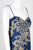 Marina - 264121 Sweetheart Bodice Embroidered Sheath Dress In Blue and Gold