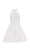 Alyce Paris - 2644 Illusion High Halter Ornate Lace A-Line Dress in White