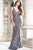 V-neck Long Lace Prom Gown 26533