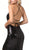 Dancing Queen - 2667 Strappy Sequined Prom Dress In Black