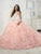 Quinceanera Collection - 26800 Crystal Beaded Rosette Ruffle Ballgown