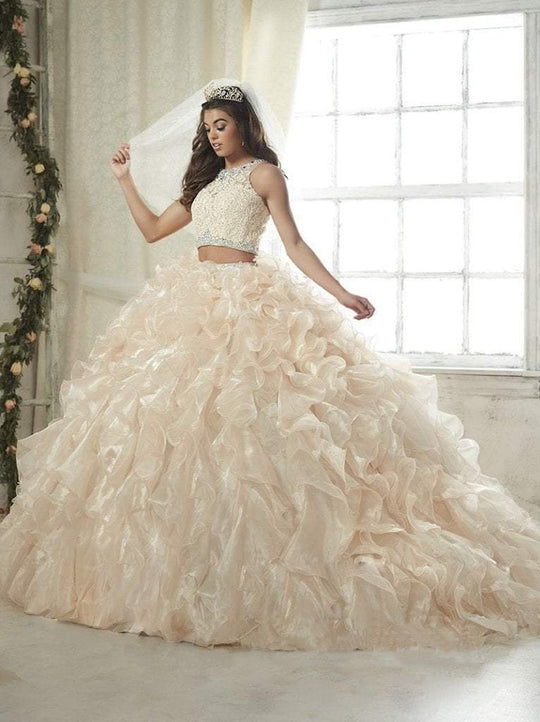 Quinceanera Collection - 26813 Crystal Ornate Two Piece Ballgown