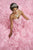 Quinceanera Collection - 26839 Beaded Corset Rosette Ruffles Ballgown