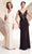 Montage by Mon Cheri - 26904P Two Piece Beaded Sheath Dress In Neutral and Black