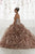 Quinceanera Collection - 26924 Rhinestone Studded Strapless Ballgown In Neutral