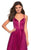La Femme - 26994 Sexy Strappy Back Satin A-Line Evening Gown