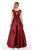 Alyce Paris - 27010 Beaded Lace Pleated Ballgown in Red