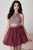 Tiffany Homecoming - 27015 Two-Piece Rhinestone-Accented High Jewel Dress In Red and Multi-Color