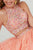 Tiffany Homecoming - 27015 Two-Piece Rhinestone-Accented High Jewel Dress In Pink and Multi-Color
