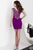 Tiffany Homecoming - 27047 Beaded Cap Sleeves Jersey Sheath Cocktail Dress in Purple
