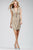 Graceful Cocktail Prom Dress with Embellished Bodice 27058