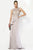 Alyce Paris - 27107 Sleeveless Illusion Lace Ruffled Evening Gown I Silver