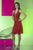 Tiffany Homecoming - 2711 Sleeveless Halter A-line Dress In Red