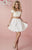 Tiffany Homecoming - Two Piece Off-Shoulder Short Dress 27129 In White