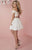 Tiffany Homecoming - Two Piece Off-Shoulder Short Dress 27129 In White