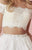 Tiffany Homecoming - Two Piece Off-Shoulder Short Dress 27129 In White