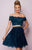 Tiffany Homecoming - Two Piece Off-Shoulder Short Dress 27129 In Blue